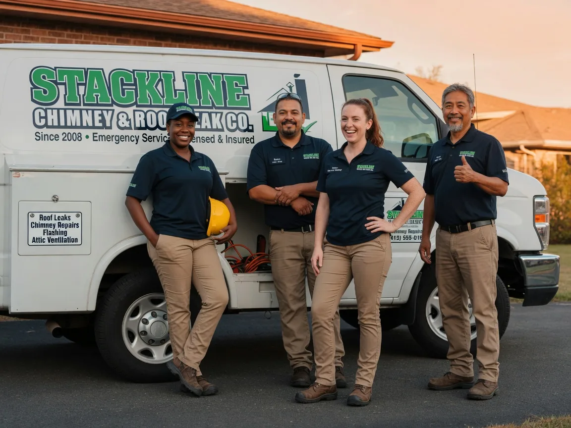 Chimney flashing repair company in Edward, NC